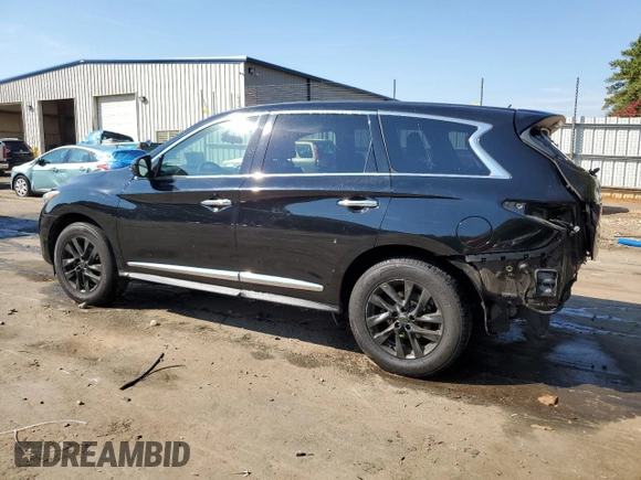 2013 Infiniti JX35 with VIN 5N1AL0MN5DC303289, listed as a Copart auction lot 72367814 with 201,540 mi miles and Salvage Title. Bid and sale history available at carsss.com. Image 2.