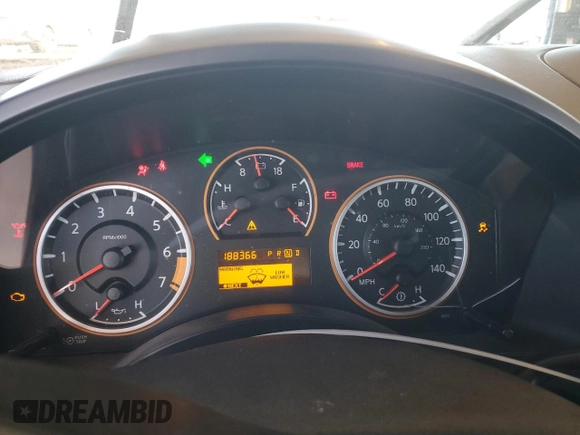 2012 Nissan Titan SV with VIN 1N6AA0EK5CN327266, listed as a Copart auction lot 49706135 with 188,366 mi miles and Salvage Title. Bid and sale history available at DreamBid. Image 9.