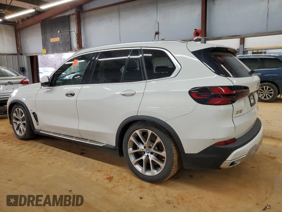 2024 BMW X5 xDrive50e with VIN 5UX43EU04R9U03843, listed as a Copart auction lot 43378115 with 0 mi miles and Non Repairable. Bid and sale history available at carsss.com. Image 2.