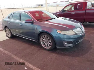 2010 Lincoln MKS w/EcoBoost with VIN 1LNHL9FT3AG600273, listed as a IAAI auction lot 41981867 with 152,722 mi miles. Bid and sale history available at carsss.com. Image 1.