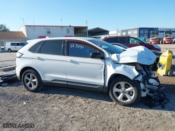 2015 Ford Edge SE with VIN 2FMTK3G81FBB37553, listed as a IAAI auction lot 41316586 with 1 mi miles. Bid and sale history available at carsss.com. Image 13.