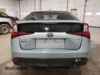 2021 Toyota Prius L Eco with VIN JTDKAMFU6M3130375, listed as a Copart auction lot 50926905 with 112,124 mi miles and Salvage Title. Bid and sale history available at carsss.com. Image 6.