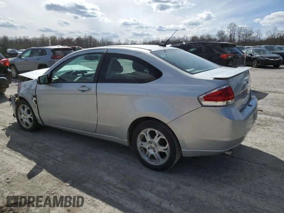2008 Ford Focus SE with VIN 1FAHP33N48W274341, listed as a Copart auction lot 50343195 with 295,386 mi miles and Salvage Title. Bid and sale history available at carsss.com. Image 2.