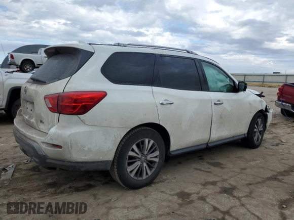 2019 Nissan Pathfinder SL z VIN 5N1DR2MN3KC595352, wystawiony jako Copart lot #42499065 z przebiegiem Nie podano mil oraz Szkoda całkowita • Salvage title. Historia ofert i sprzedaży dostępna na DreamBid. Obrazek 3.