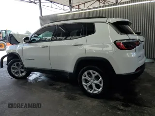 2024 Jeep Compass Latitude с VIN 3C4NJDBN6RT110487, выставлен на аукционе Copart как лот 62075885 с пробегом 26 410 миль миль и Списание • Salvage title. История ставок и продаж доступна на DreamBid. Изображение 2.