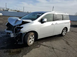 2016 Nissan Quest SV with VIN JN8AE2KP7G9153450, listed as a Copart auction lot 44025025 with Not Provided miles and Salvage Title. Bid and sale history available at DreamBid. Image 1.