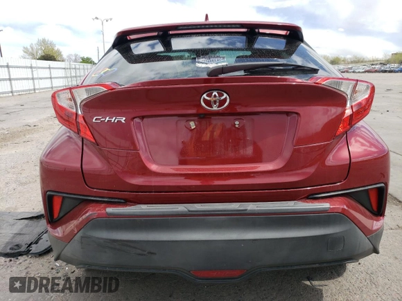 2018 Toyota C-HR XLE with VIN NMTKHMBX1JR014764, listed as a Copart auction lot 54930805 with 103,610 mi miles and Salvage title. Bid and sale history available at DreamBid. Image 6.