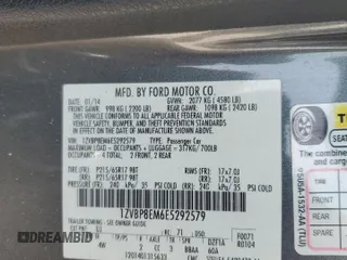 2014 Ford Mustang V6 with VIN 1ZVBP8EM6E5292579, listed as a Copart auction lot 61896995 with 129,872 mi miles and Salvage title. Bid and sale history available at DreamBid. Image 12.
