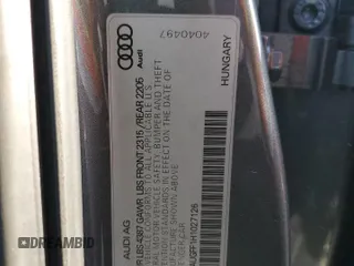 2017 Audi A3 Premium z VIN WAUAUGFF1H1027126, wystawiony jako Copart lot #53603255 z przebiegiem 98 094 mil mil oraz Szkoda całkowita • Salvage title. Historia ofert i sprzedaży dostępna na DreamBid. Obrazek 12.