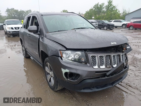 2016 Jeep Compass Latitude with VIN 1C4NJCEA2GD804809, listed as a IAAI auction lot 42329508 with 61,264 mi miles and . Bid and sale history available at DreamBid. Image 1.