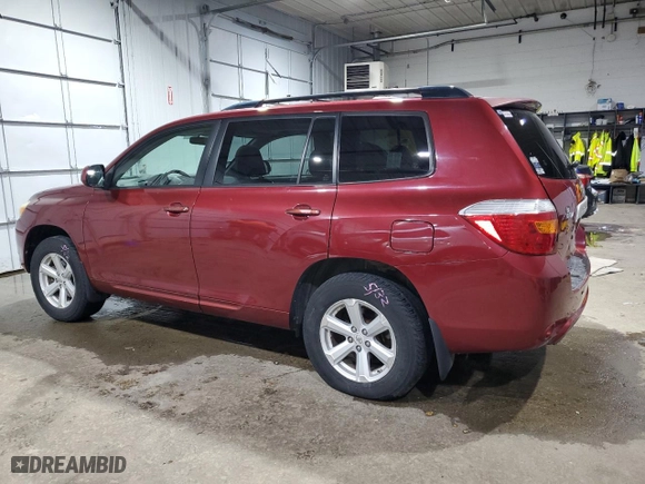 2008 Toyota Highlander with VIN JTEES41A382065581, listed as a Copart auction lot 44800945 with 97,707 mi miles and Salvage Title. Bid and sale history available at carsss.com. Image 2.