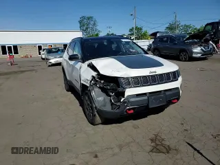 2019 Jeep Compass Trailhawk with VIN 3C4NJDDBXKT671249, listed as a Copart auction lot 58927225 with Not provided miles and Salvage title. Bid and sale history available at DreamBid. Image 14.