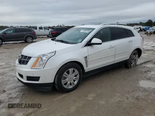 2012 Cadillac SRX Luxury Collection with VIN 3GYFNAE38CS562532, listed as a Copart auction lot 43392205 with 126,284 mi miles and Salvage Title. Bid and sale history available at carsss.com. Image 1.