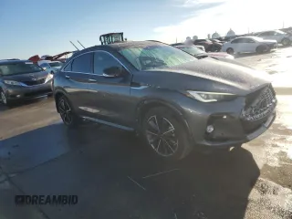 2023 Infiniti QX55 Essential with VIN 3PCAJ5KR0PF112240, listed as a Copart auction lot 87691025 with 18,480 mi miles and Salvage title. Bid and sale history available at DreamBid. Image 4.