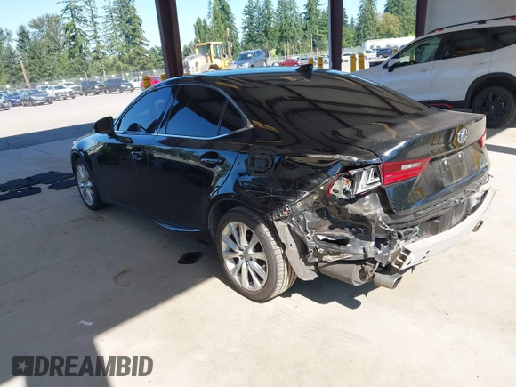 2014 Lexus IS 250 with VIN JTHBF1D21E5001322, listed as a IAAI auction lot 42620727 with 98,573 mi miles and . Bid and sale history available at DreamBid. Image 3.
