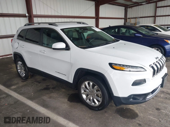 2016 Jeep Cherokee Limited z VIN 1C4PJMDS8GW104368, wystawiony jako IAAI lot #42125072 z przebiegiem 91 197 mil mil oraz . Historia ofert i sprzedaży dostępna na DreamBid. Obrazek 1.