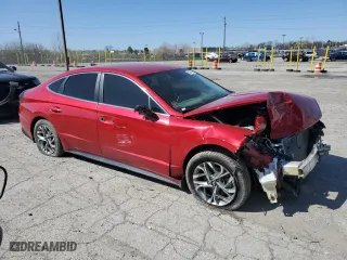 2020 Hyundai Sonata SEL with VIN 5NPEF4JA4LH044755, listed as a Copart auction lot 52339075 with 50,473 mi miles and Clean Title. Bid and sale history available at carsss.com. Image 4.