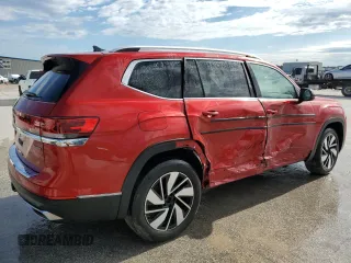 2024 Volkswagen Atlas SEL z VIN 1V2BR2CA3RC533646, wystawiony jako Copart lot #56513415 z przebiegiem 10 498 mil mil oraz Czysty tytuł • Clean title. Historia ofert i sprzedaży dostępna na DreamBid. Obrazek 3.