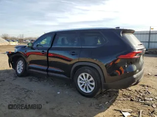 2024 Toyota Highlander XLE z VIN 5TDAAAA56RS006753, wystawiony jako Copart lot #43558345 z przebiegiem 86 961 mil mil oraz Szkoda całkowita • Salvage title. Historia ofert i sprzedaży dostępna na DreamBid. Obrazek 2.