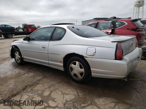 2002 Chevrolet Monte Carlo SS with VIN 2G1WX15K929391172, listed as a Copart auction lot 63061484 with 233,951 mi miles and Non Repairable. Bid and sale history available at carsss.com. Image 2.