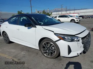 2024 Nissan Sentra SR with VIN 3N1AB8DV8RY262356, listed as a IAAI auction lot 41104932 with 5,880 mi miles and . Bid and sale history available at DreamBid. Image 1.