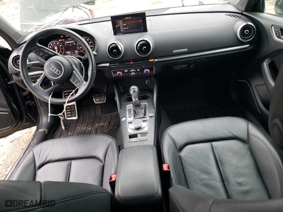 2018 Audi A3 Sedan Premium Plus with VIN WAUJ8GFF8J1010172, listed as a Copart auction lot 44651043 with 55,076 mi miles. Bid and sale history available at carsss.com. Image 8.