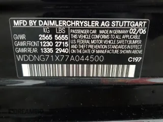 2007 Mercedes-Benz S 550 z VIN WDDNG71X77A044500, wystawiony jako Copart lot #61194905 z przebiegiem 114 982 mil mil oraz Szkoda całkowita • Salvage title. Historia ofert i sprzedaży dostępna na DreamBid. Obrazek 12.