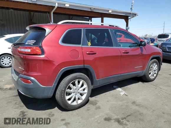 2016 Jeep Cherokee Limited z VIN 1C4PJMDB4GW161926, wystawiony jako Copart lot #52183805 z przebiegiem 331 839 mil mil oraz Szkoda całkowita • Salvage title. Historia ofert i sprzedaży dostępna na DreamBid. Obrazek 3.