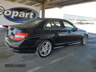 2011 Mercedes-Benz C 300 Sport with VIN WDDGF5EB5BR147472, listed as a Copart auction lot 55598365 with 115,443 mi miles and Salvage Title. Bid and sale history available at DreamBid. Image 3.