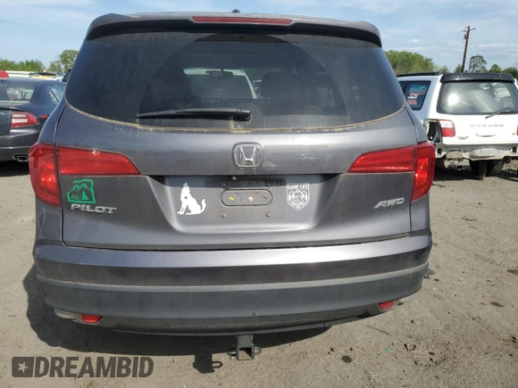 2016 Honda Pilot EX-L z VIN 5FNYF6H53GB072181, wystawiony jako Copart lot #54626075 z przebiegiem 125 568 mil mil oraz Szkoda całkowita • Salvage title. Historia ofert i sprzedaży dostępna na DreamBid. Obrazek 6.