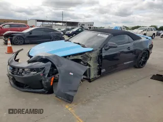 2019 Chevrolet Camaro 1LT with VIN 1G1FB3DS3K0132005, listed as a Copart auction lot 58252525 with 96,201 mi miles and Salvage title. Bid and sale history available at DreamBid. Image 1.