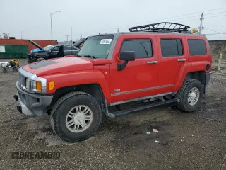 2008 Hummer H3 SUV with VIN 5GTEN13E388141400, listed as a Copart auction lot 44813565 with 163,716 mi miles and Salvage Title. Bid and sale history available at carsss.com. Image 1.