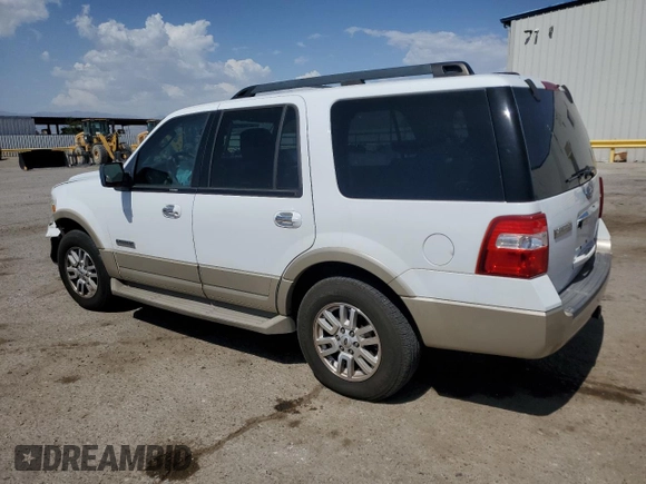 2007 Ford Expedition Eddie Bauer z VIN 1FMFU17557LA55621, wystawiony jako Copart lot #60856985 z przebiegiem 202 468 mil mil oraz Szkoda całkowita • Salvage title. Historia ofert i sprzedaży dostępna na DreamBid. Obrazek 2.