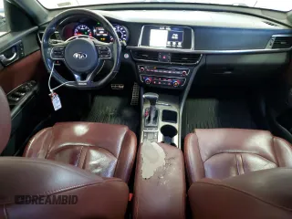 2016 Kia Optima SX Turbo with VIN 5XXGW4L26GG017489, listed as a Copart auction lot 42592995 with 120,423 mi miles and Salvage Title. Bid and sale history available at carsss.com. Image 8.