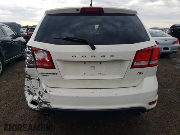2015 Dodge Journey R/T with VIN 3C4PDDEG4FT579263, listed as a Copart auction lot 61129625 with 261,610 mi miles and Salvage title. Bid and sale history available at DreamBid. Image 6.