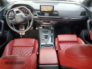 2020 Audi SQ5 Premium Plus with VIN WA1B4AFY4L2013451, listed as a Copart auction lot 52590665 with 33,551 mi miles and Salvage Title. Bid and sale history available at carsss.com. Image 8.