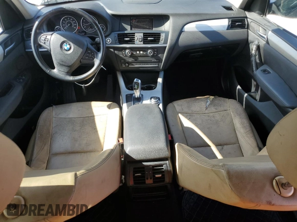 2011 BMW X3 28i with VIN 5UXWX5C52BL702315, listed as a Copart auction lot 56201125 with 137,941 mi miles and Clean Title. Bid and sale history available at DreamBid. Image 8.