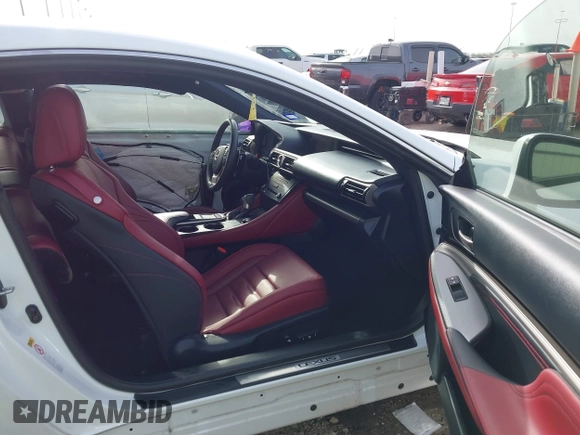 2015 Lexus RC 350 F Sport with VIN JTHHE5BC7F5007949, listed as a IAAI auction lot 42247299 with 64,552 mi miles and . Bid and sale history available at DreamBid. Image 5.