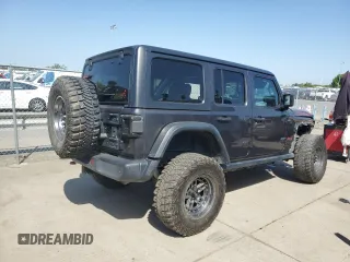 2020 Jeep Wrangler Unlimited Rubicon z VIN 1C4HJXFG4LW194482, wystawiony jako Copart lot #54494825 z przebiegiem 50 358 mil mil oraz Szkoda całkowita • Salvage title. Historia ofert i sprzedaży dostępna na DreamBid. Obrazek 3.