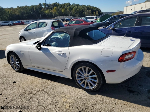 2017 FIAT 124 Spider Elaborazione Abarth with VIN JC1NFAEK3H0103023, listed as a Copart auction lot 75638104 with NaN miles and Salvage Title. Bid and sale history available at carsss.com. Image 2.