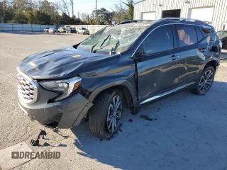 2019 GMC Terrain Denali with VIN 3GKALSEX4KL210169, listed as a Copart auction lot 87382604 with 0 mi miles and Salvage Title. Bid and sale history available at carsss.com. Image 1.