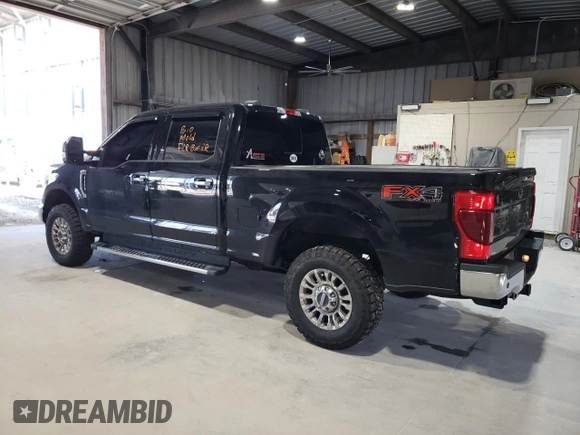 2020 Ford F-250 XL with VIN 1FT7W2B62LEE76574, listed as a Copart auction lot 56195465 with 40,710 mi miles and Salvage title. Bid and sale history available at DreamBid. Image 2.