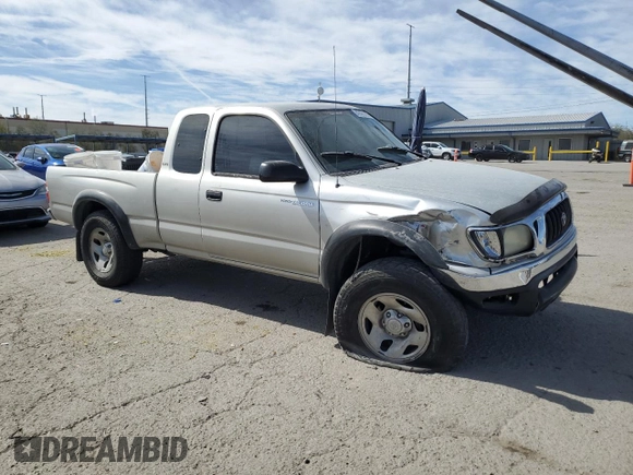 2002 Toyota Tacoma PreRunner with VIN 5TESM92N22Z071780, listed as a Copart auction lot 47476785 with 200,728 mi miles and Salvage title. Bid and sale history available at DreamBid. Image 4.