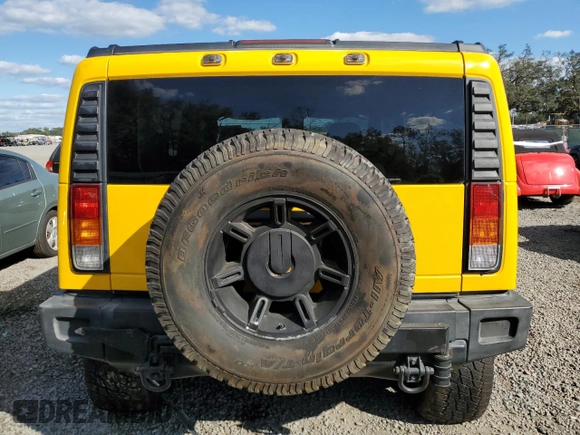 2003 Hummer H2 with VIN 5GRGN23U43H115909, listed as a Copart auction lot 81089154 with 0 mi miles and Clean Title. Bid and sale history available at carsss.com. Image 6.