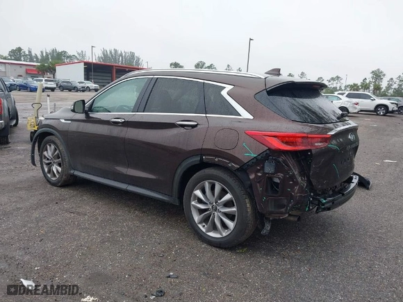 2020 Infiniti QX50 LUXE with VIN 3PCAJ5M17LF103598, listed as a IAAI auction lot 41406324 with 51,490 mi miles. Bid and sale history available at carsss.com. Image 3.