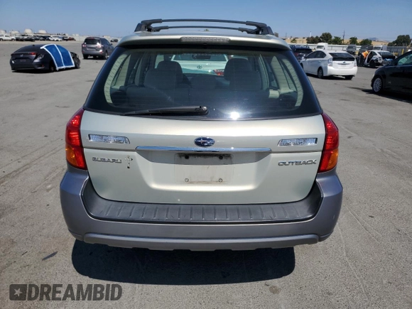 2005 Subaru Legacy Outback with VIN 4S4BP61C157338503, listed as a Copart auction lot 60323375 with 182,962 mi miles and Salvage title. Bid and sale history available at DreamBid. Image 6.