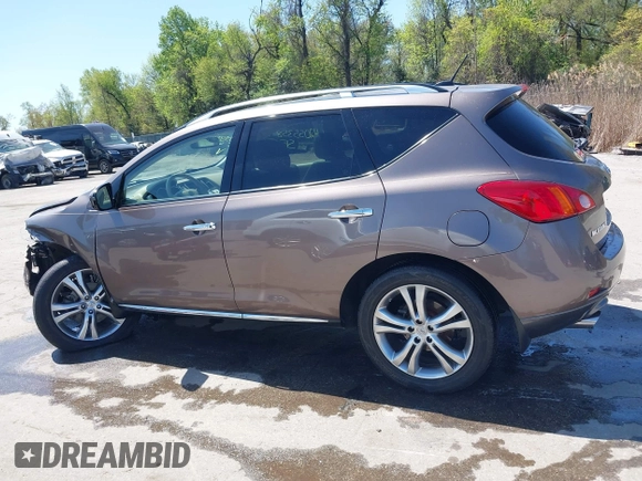2009 Nissan Murano S with VIN JN8AZ18W19W125600, listed as a IAAI auction lot 42055358 with 66,165 mi miles and . Bid and sale history available at carsss.com. Image 14.