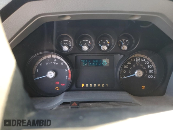 2011 Ford Super Duty F-250 SRW XL with VIN 1FT7X2B64BEB18484, listed as a Copart auction lot 87735135 with 273,286 mi miles and Salvage Title. Bid and sale history available at carsss.com. Image 9.