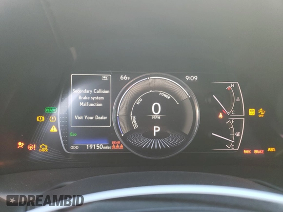 2021 Lexus ES with VIN 58ACA1C18MU005048, listed as a Copart auction lot 77856364 with 19,150 mi miles and Salvage Title. Bid and sale history available at carsss.com. Image 9.