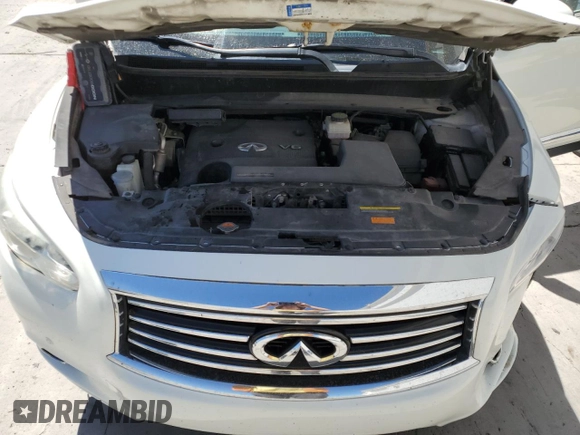 2015 Infiniti QX60 with VIN 5N1AL0MM5FC511828, listed as a Copart auction lot 64392735 with 111,444 mi miles and Salvage title. Bid and sale history available at DreamBid. Image 12.